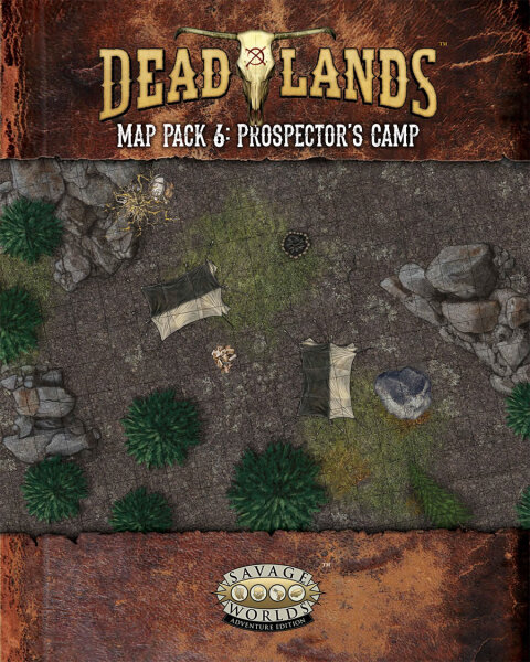 Savage Worlds: Deadlands The Weird West - Map Pack 6 Prospectors Camp (EN)