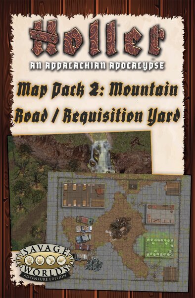 Holler RPG: An Appalachian Apocalypse Map Pack 2 Mountain Road & Requisition Yard (EN)