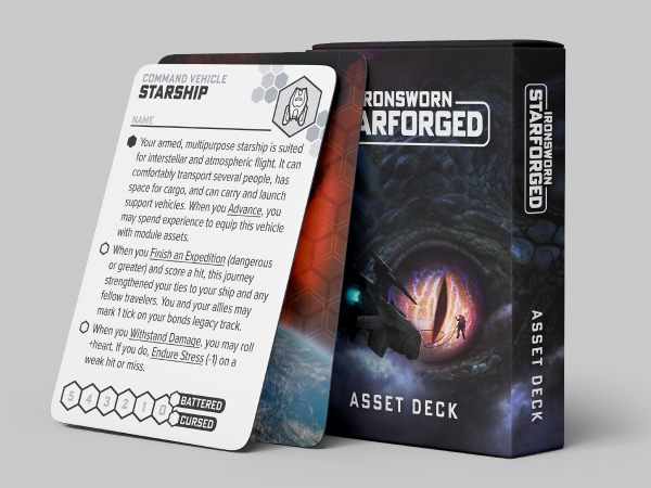 Ironsworn Starforged RPG Asset Deck (EN)