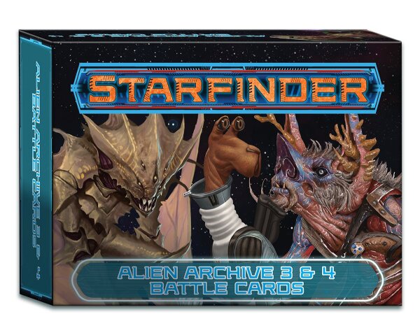 Starfinder RPG: Alien Archive 3 & 4 Battle Cards (EN)