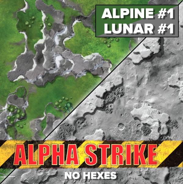 BattleTech: Neoprene Battle Mat Alpha Strike Alpine/Lunar (EN)