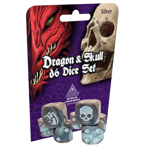 Dragon & Skull: Dice Pack Silver (EN)