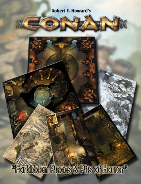 Conan RPG: Forbidden Places & Pits of Horror Geo. Tile Set (EN)