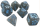 Kitten Polyhedral Dice Set Gray