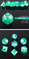 Sharp Edge Dice Set (7) Sea Shore