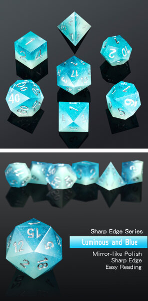 Sharp Edge Dice Set (7) Celestial