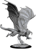 D&D Nolzurs Marvelous Miniatures: W8 Young Black Dragon