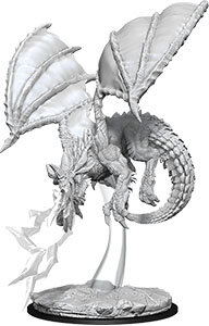 D&D Nolzurs Marvelous Miniatures: W8 Young Blue Dragon