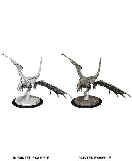 D&D Nolzurs Marvelous Miniatures: W9 Young White Dragon