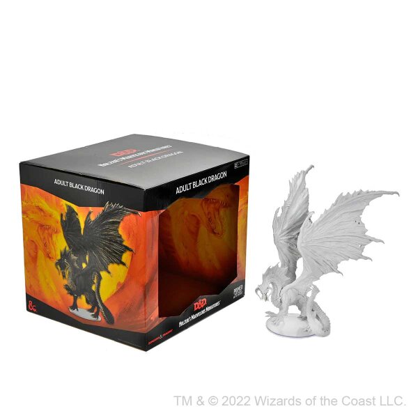 D&D Nolzurs Marvelous Miniatures: Adult Black Dragon