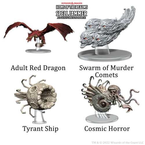 D&D Icons of the Realms: Ship Scale Threats from the Cosmos
