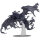 D&D Icons of the Realms: Adult Blue Shadow Dragon