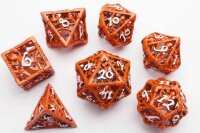 Die of Newt Dice - Orange Polyhedral Set