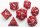 Die of Newt Dice - Red Polyhedral Set