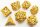Die of Newt Dice - Yellow Polyhedral Set