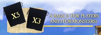 Kemet - Blood and Sand: Player Bags (8) (EN)