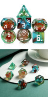 Acrylic Dice Set (7) Psychedelic