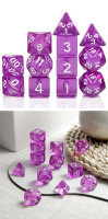 Acrylic Dice Set (12) Grape