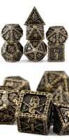 Metal & Enamel Dice Set (7) Reaper Bronze