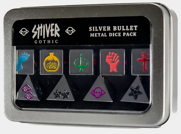 Shiver RPG: Gothic Silver Bullet Monster Archetype Dice (EN)