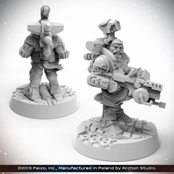 Starfinder: Dwarf Soldier