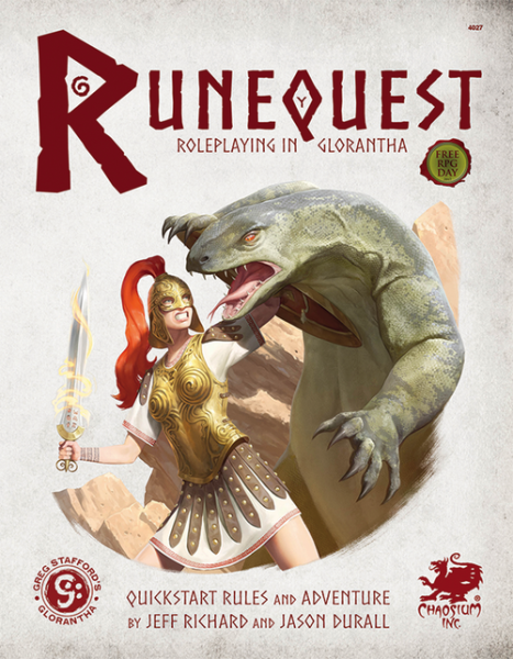 RuneQuest RPG - Roleplaying in Glorantha Quick Start (EN)