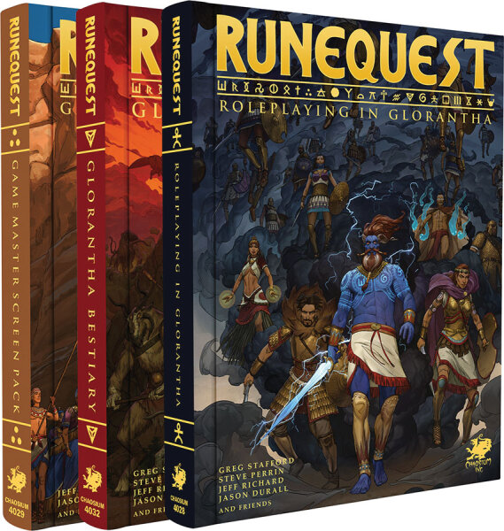 RuneQuest RPG - Roleplaying in Glorantha Deluxe Slipcase Set (EN)