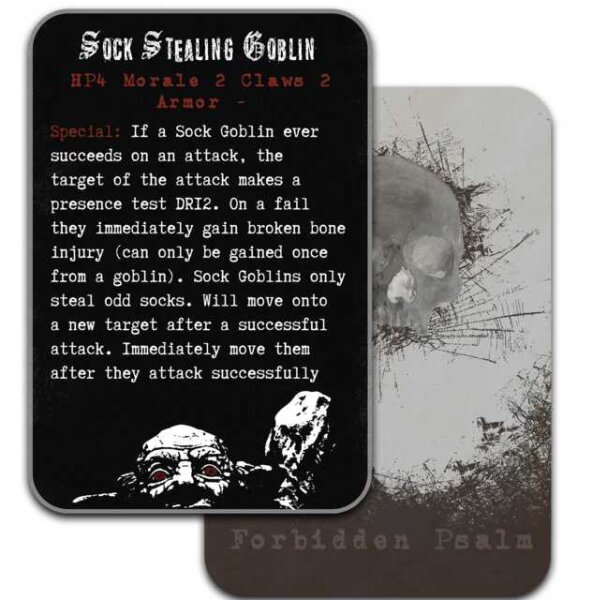 Mörk Borg RPG: Forbidden Psalm - Monster Reference Deck (EN)