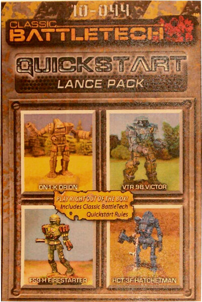 BattleTech Miniatures: Quick Start Rules Lance Pack