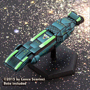 BattleTech Miniatures: (AeroTech) Comitatus Clan Jumpship (TRO 3075)