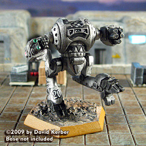 BattleTech Miniatures: Silver Fox Mech (Solaris VII)