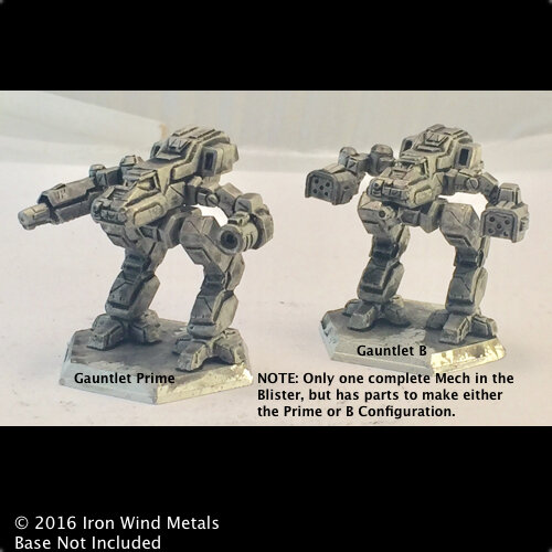 BattleTech Miniatures: GTL-1O Gauntlet Prime Mech (TRO 3145/3150)