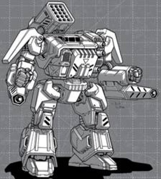 BattleTech Miniatures: Thunderbolt IIC 2 70 Tons TRO Prototypes