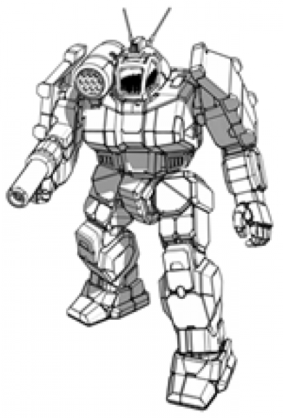 BattleTech Miniatures: Griffin GRF-N1 Mech 55 Tons TRO Succession Wars