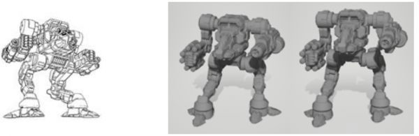 BattleTech Miniatures: Ryoken Stormcrow TC/B
