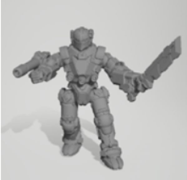 BattleTech Miniatures: Black Knight BL-9-KNT Mech