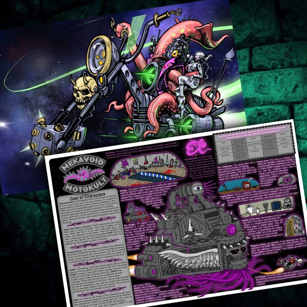 Mad Dungeon Poster 1 Mekavoid Motokult (EN)