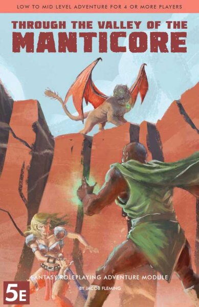 Old-School Essentials RPG: Through the Valley of the Manticore (EN)
