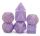 Huge Purple Castle RPG Dice Set 25mm (7)