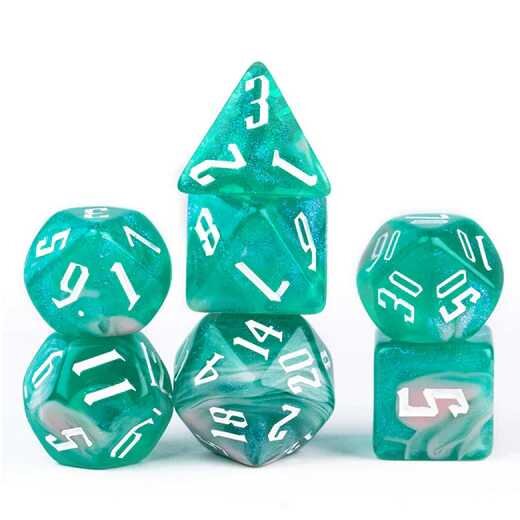 Magicians Wave RPG Dice Set (7)
