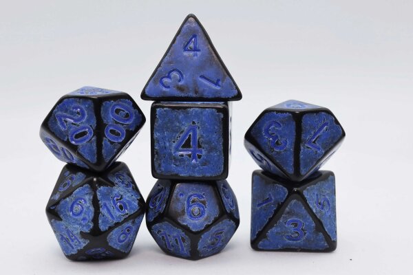 Timeworn Blue RPG Dice Set (7)