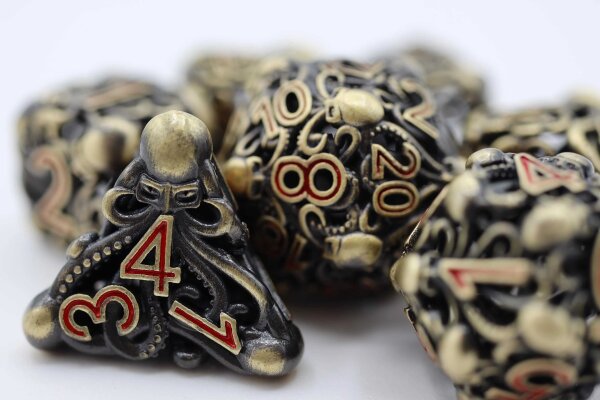 Mind Eater Hollow RPG Dice Set Bronze (7)
