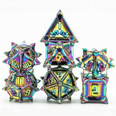 Hollow Mystic Bones RPG Metal Dice Set (7)