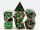 Forest Dragon RPG Metal Dice Set (7)