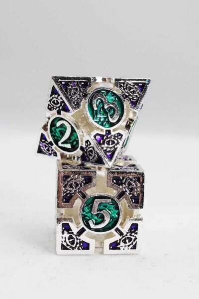 Oculus Angelic RPG Metal Dice Set (7)