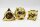 Meteor Storm Galactic Gold RPG Metal Dice Set (7)