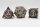 Meteor Storm Bronze Asteroid RPG Metal Dice Set (7)
