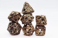 Tree of Humility RPG Hollow Metal Dice Set (7)
