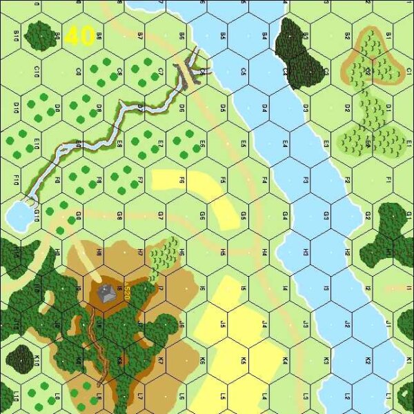 ASL: Map Board 40 Reprint (EN)