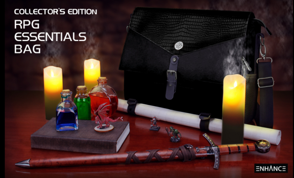 ENHANCE Tabletop RPG: Players Bag Collectors Edition Black